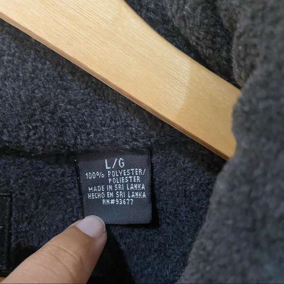 St. John's Bay: Men's Plush Fleece Pullover 1/4 Zip Up Jacket Sweater Large - Picture 7 of 11